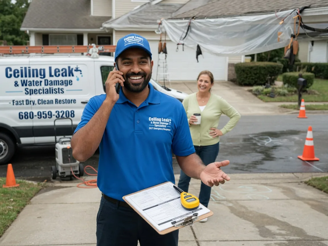 Ceiling Leak Cleanup Anmoore, WV FAQs